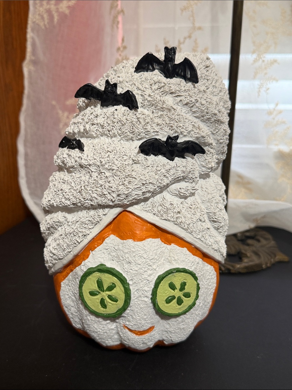 Martha Stewart spa pumpkin ceramic decor